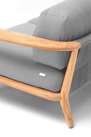 Wo Nomad Gri Oturma Grubu Teak Set/Praıa 090 Gri