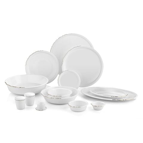 Eser-i İstanbul 12 Kişilik Yemek Takımı 55 Parça Altın