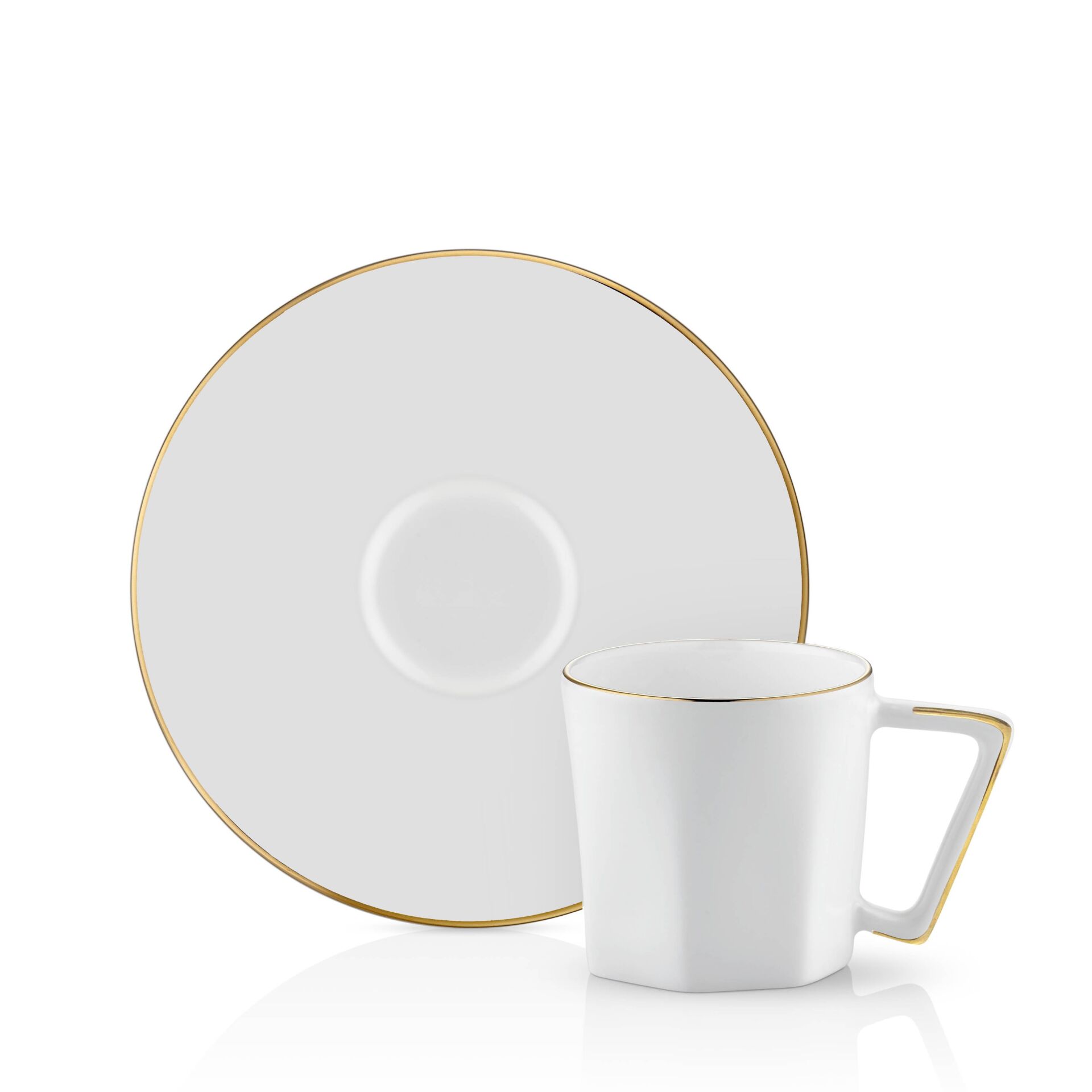 Mislina Türk Kahve Fincanı Seti 6'lı Altın HK