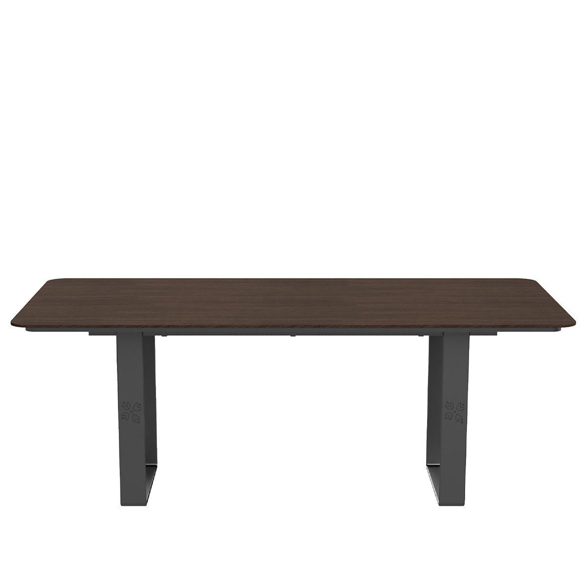 Adola S0 Tbad204V Kaplama Yemek Masası Smoked Meşe