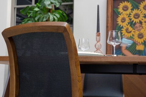 Irıs Ahsap Masa S1 Tbrs204V Smoked Meşe