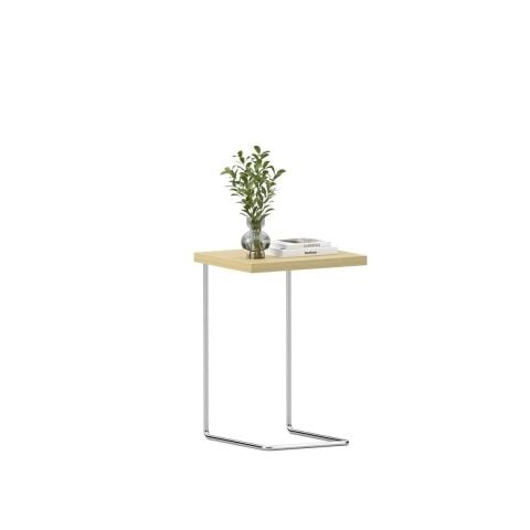 Bremen Zigon Sehpa 3'lü Set Anigre Laminat Kromaj Ayak