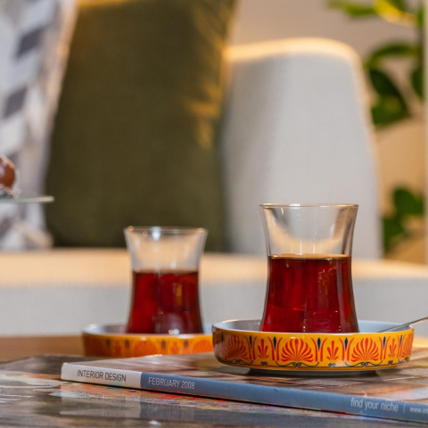 İstanbul Tiryaki İstanbul Çay Bardağı Seti 6 lı