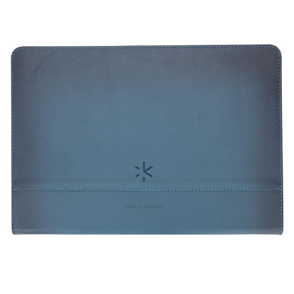 MacBook/Dizüstü Bilgisayarlar için Chester Deri Kılıf Mavi