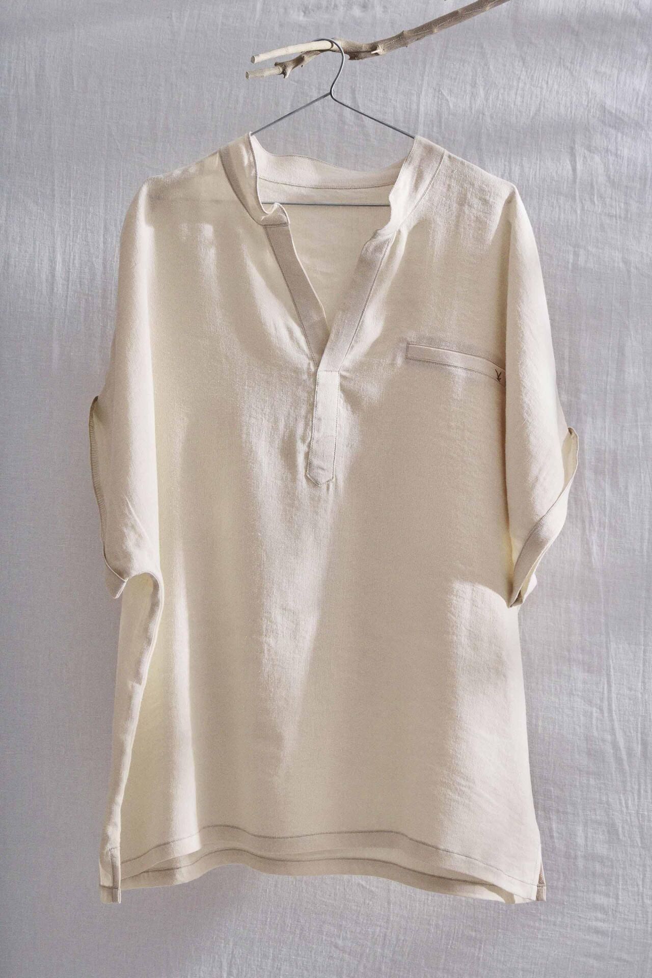 JUAN KISA KOLLU ÜST, Renk:BEJBeden:L-XL