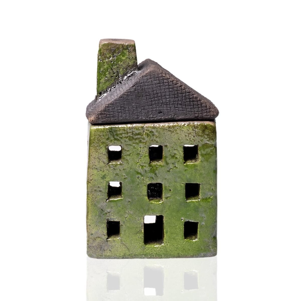 RAKU Seramik Ev 3K 3P Yeşil