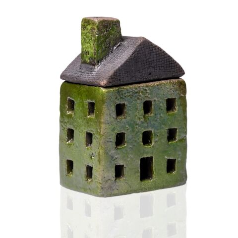 RAKU Seramik Ev 3K 3P Yeşil