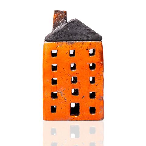 RAKU Seramik Ev 5K 3P Turuncu