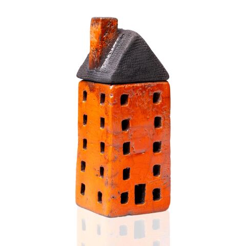 RAKU Seramik Ev 5K 2P Turuncu