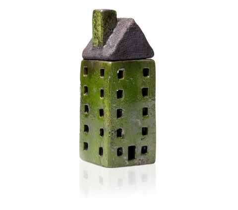 RAKU Seramik Ev 5K 2P Yeşil