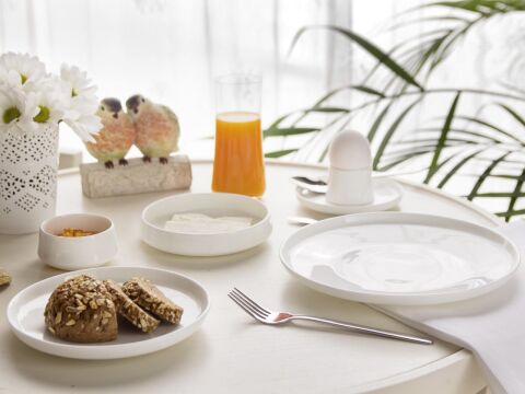 Sufi 12 Kişilik Yemek Takımı 132 Parça Sade