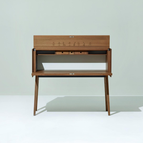 Nabu S5 Calısma Masası Smoked Meşe