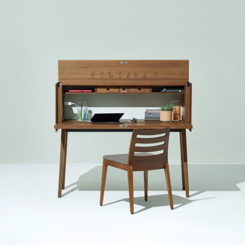 Nabu S5 Calısma Masası Smoked Meşe