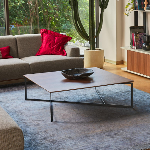 Terna Kaplama Sehpa S0 K90X38 Smoked Meşe