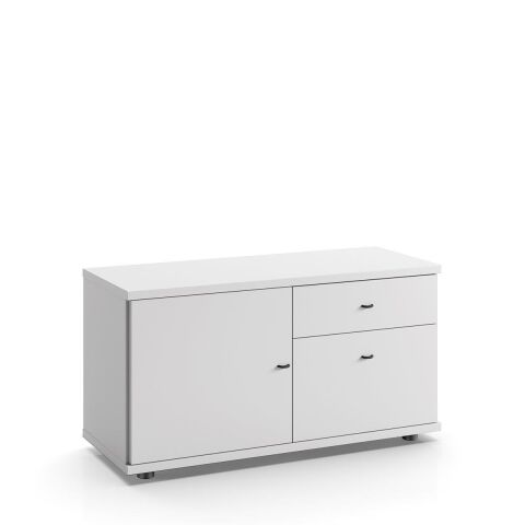 Sodade Komodin / TV / Kitaplık M1DC 100X40X H53 Beyaz