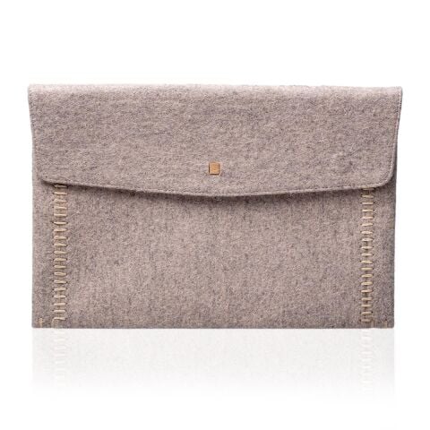 Deri Keçe Tablet Kılıfı Bej