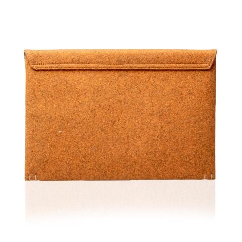 Deri Keçe Tablet Kılıfı Hardal