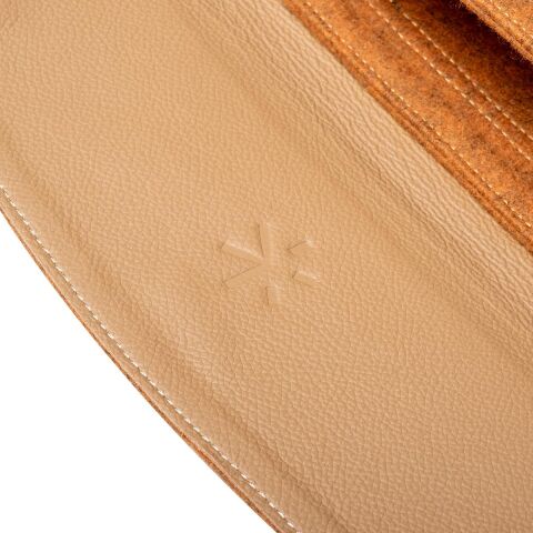 Deri Keçe Tablet Kılıfı Hardal