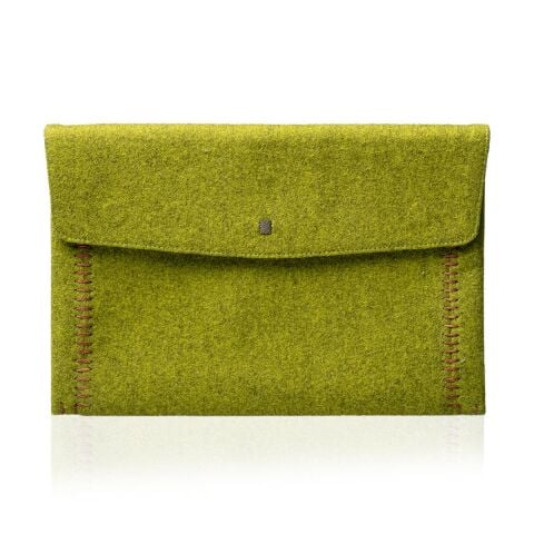 Deri Keçe Tablet Kılıfı Yeşil