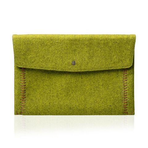 Deri Keçe Tablet Kılıfı Yeşil