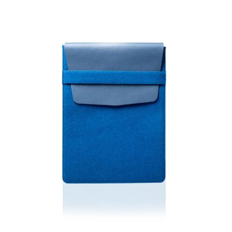 Deri Keçe Bilgisayar Çantası Lacivert