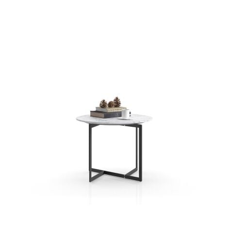 Terna Mermer Sehpa S0 Cap 60X45M Carrera White