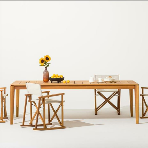 Alceus Bahçe İroko Masa 240X105