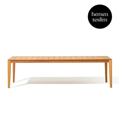 Alceus Bahçe İroko Masa 240X105