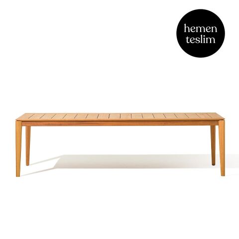 Alceus Bahçe İroko Masa 270X105