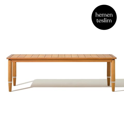 Calix Bahçe İroko Masa 240x110