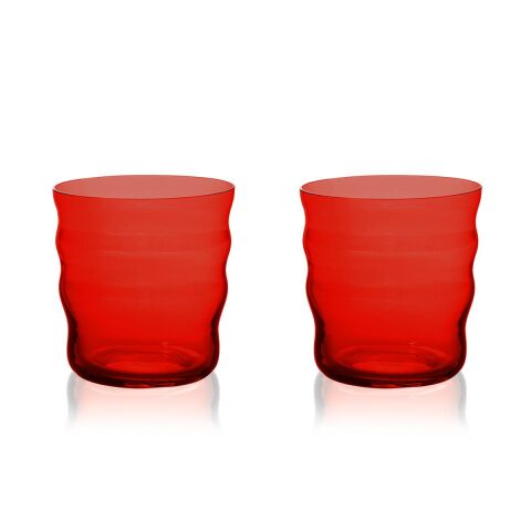 ZUMA 2'li Bardak Seti / El Yapımı, Kırmızı
