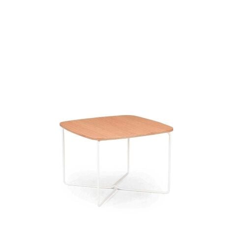 Milas Sehpa Beyaz Meşe 60X60 Cm