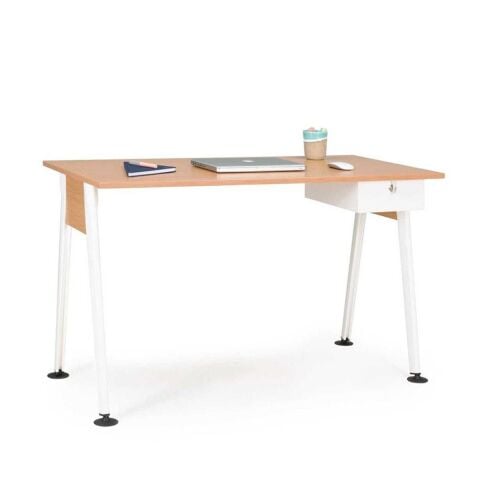 Alfa Masa Beyaz Epoksi Beyaz Meşe