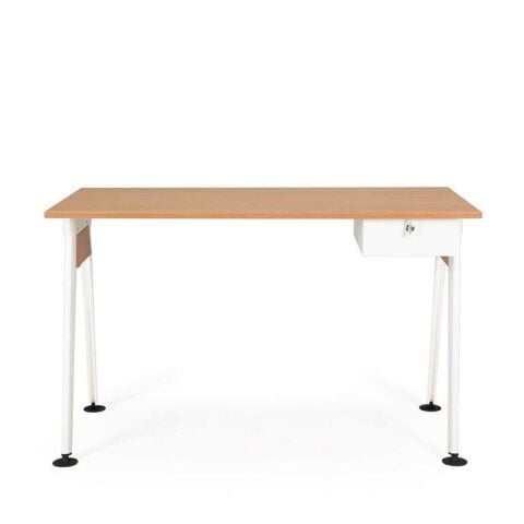 Alfa Masa Beyaz Epoksi Beyaz Meşe