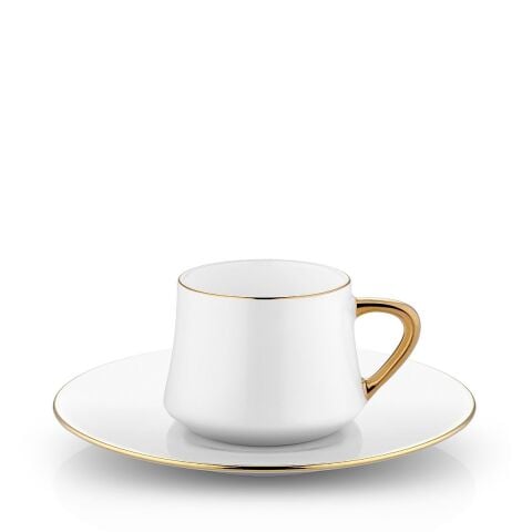 Sufi Türk Kahve Fincanı Seti 2'li Altın HK