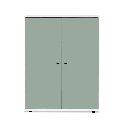 Sodade Büfe Lake H2 100X40 H130 cm Beyaz-Yeşil