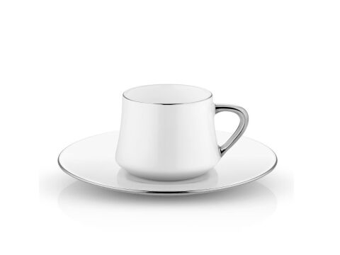 Sufi Türk Kahve Fincanı Seti 6'lı Platin HK