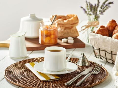 Sufi Çay Kahve Fincanı Seti 6'lı Sade HK
