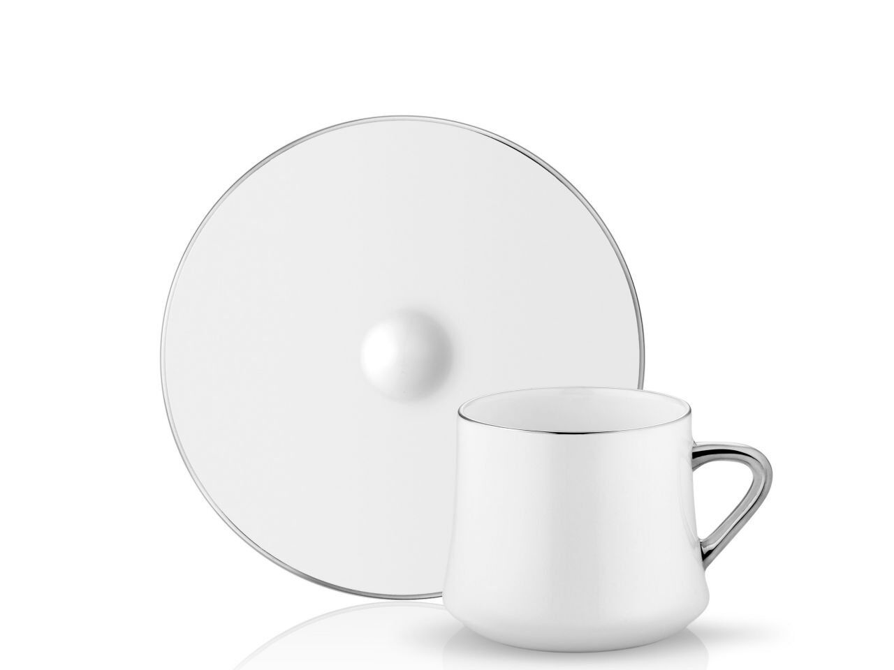 Sufi Çay Kahve Fincanı Seti 6'lı Platin HK