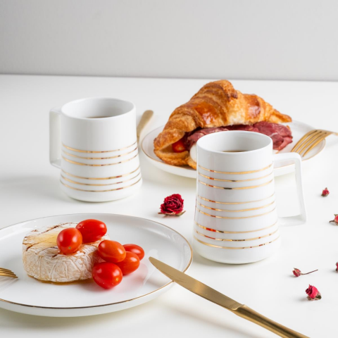 Sufi He&She Kupa Seti 2'li Altın HK