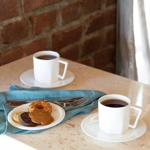 Mislina Çay/Kahve Fincanı 2'li Set Sade