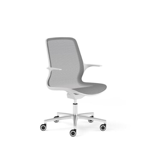 Allegro Çalışma Ofis Koltuğu Sandalyesi Beyaz