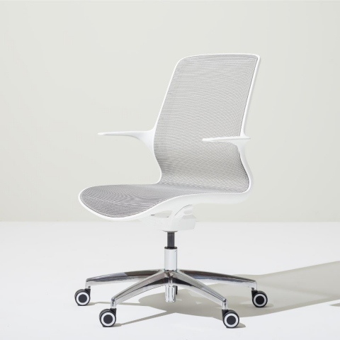 Allegro Çalışma Ofis Koltuğu Sandalyesi Beyaz