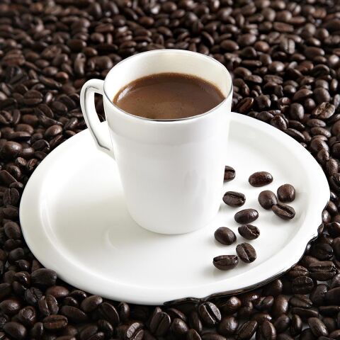 Eser-i İstanbul Türk Kahve Fincanı Seti 2’li Platin HK