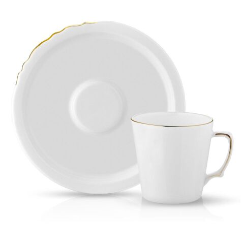 Eser-i İstanbul Çay/Kahve Fincanı Seti 2'li Altın HK