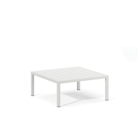 Alba Bahçe Beyaz Sehpa 90X90