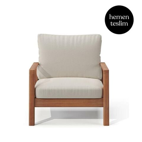 Mateo Bahçe İroko Koltuk Bej