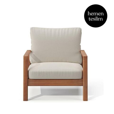 Mateo Bahçe İroko Koltuk Bej