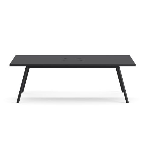 Lily Louise Bahçe Antrasit Sehpa 70x120