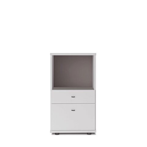 Sodade Kitaplık M3CH2 51X40 H91,5 cm Beyaz